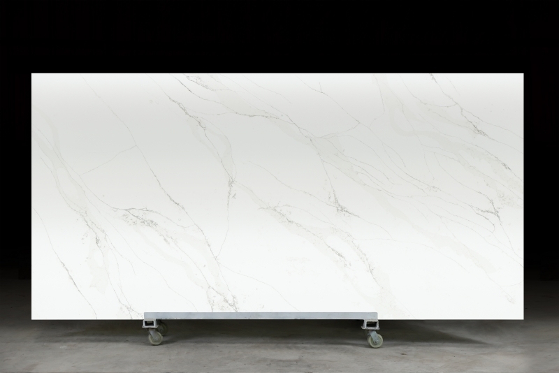 PXQZ230215-1 Natural Stone Look Quartz Surface Modern Kitchen Countertop Cabinet