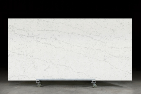 PXQZ220625-2 Enineeed Quartz Stone White Counertops Kitchen Table