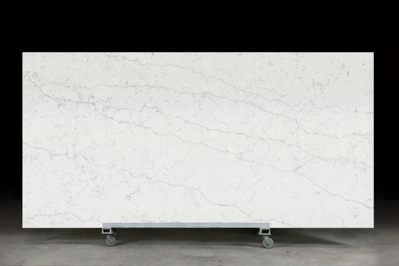 PXQZ220625-2 Enineeed Quartz Stone White Counertops Kitchen Table