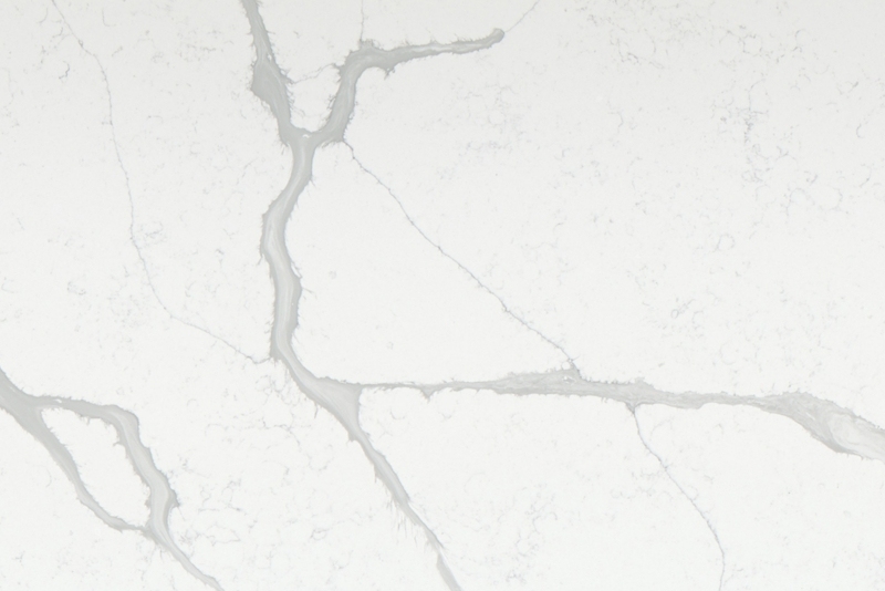 PXQZ221011-5 White Engineered Stone Slab Quartz Calacatta Stone Sheets