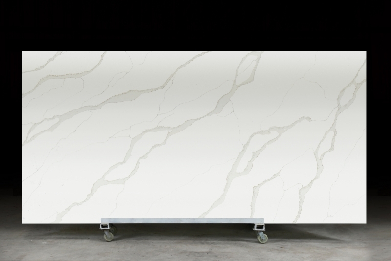 PXQZ230205-2 Simple Design Quartz Artificial Stone Slab Heat Resisitant Countertops