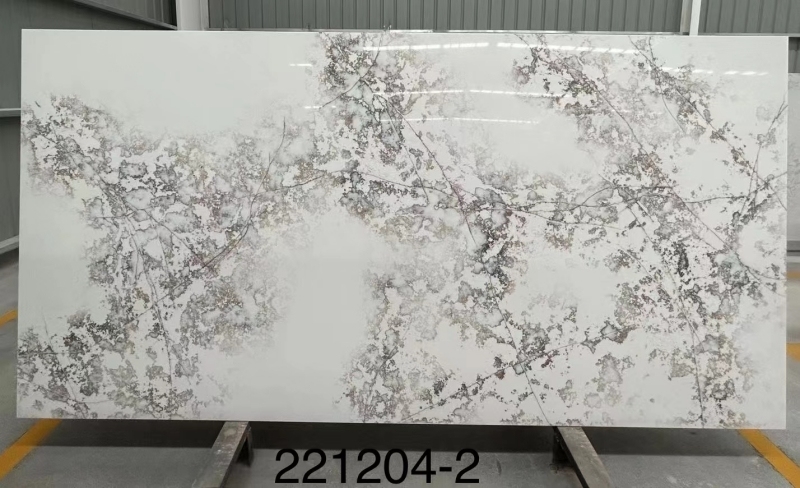 PXQZ 221204-2 Artificial Quartz Table top Cut to Size Stone Big Slabs