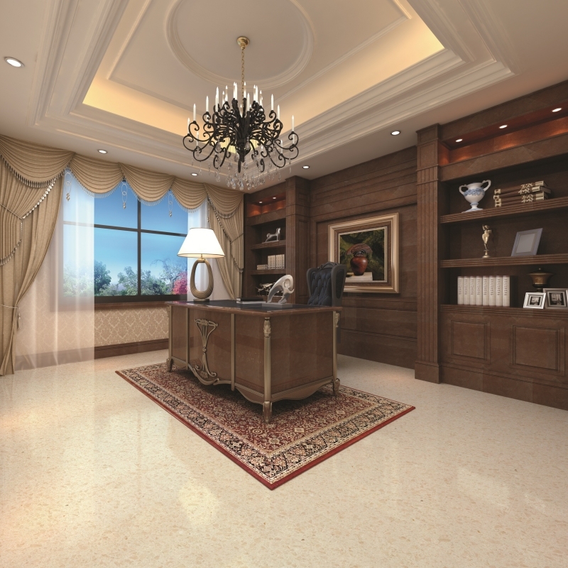 PX0235 Beige Particles Chinese Artificial Stone Engineered Marble Slabs