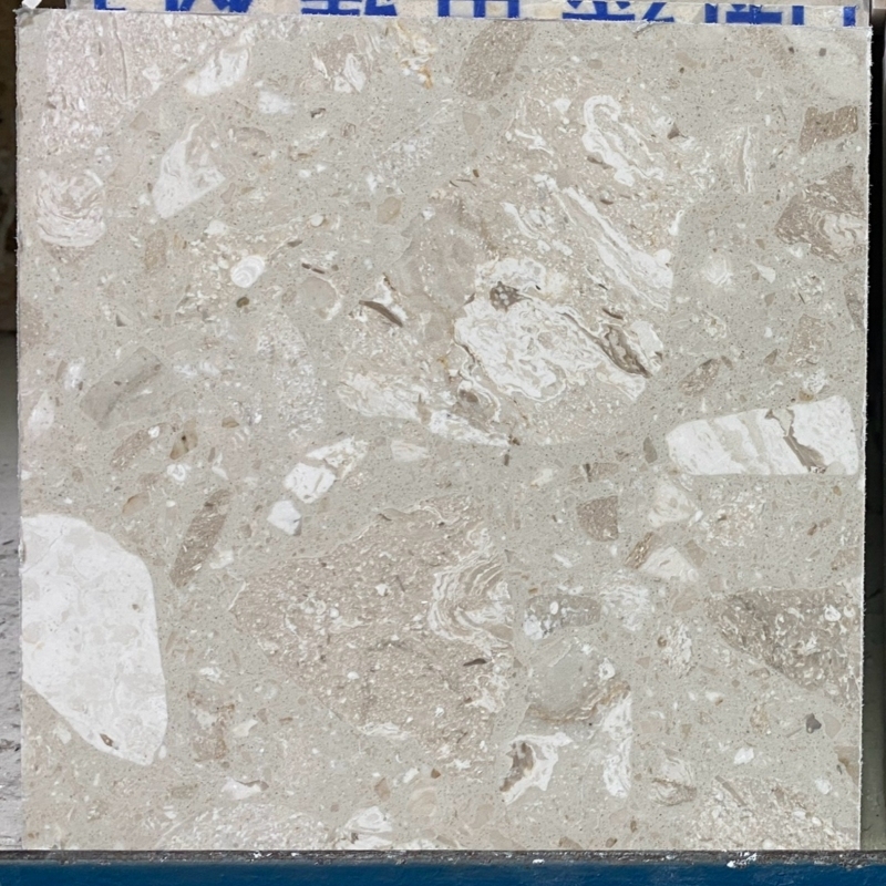 PX1018 Top Sale Beiige Particle Engineered Marble Stone with Wholesale Price