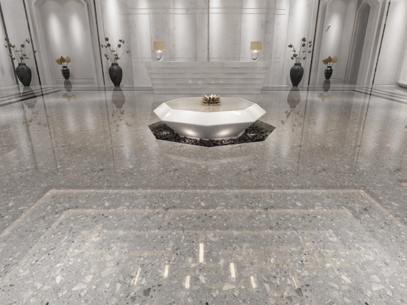 PX1026 Grey Artificial Stone Marble Wall Panel for Interior Decoratino