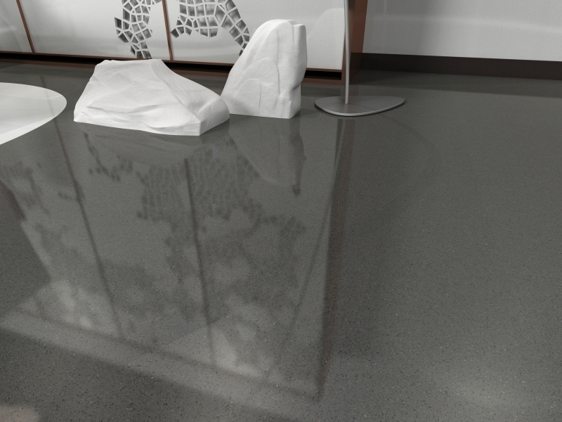 PX0506 High-end Artificial Marble Dark Grey with Medium Stone Chips