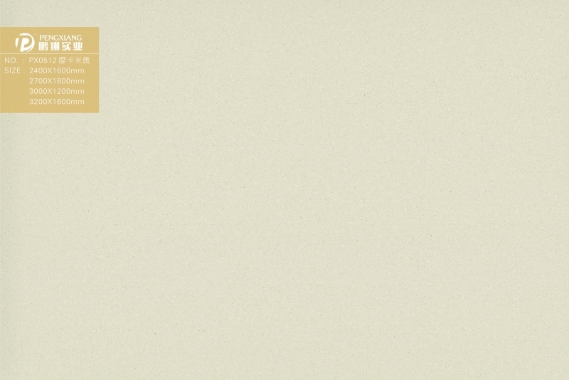 PX0512 Beige Stone Slab Artificial Marble 2400mm Big Slabs for Sale