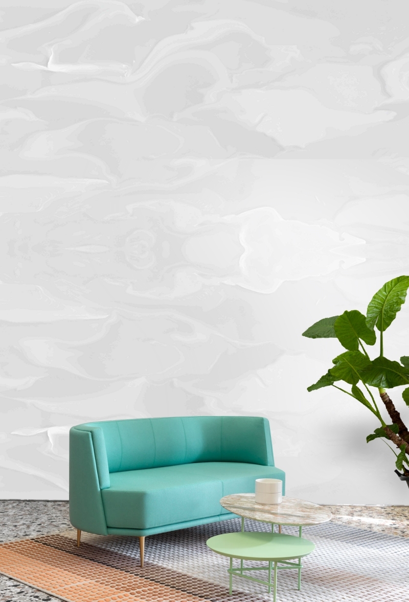 TR1005 White Translucent Engineered Stone Onyx Slabs 2400mm / 2700mm