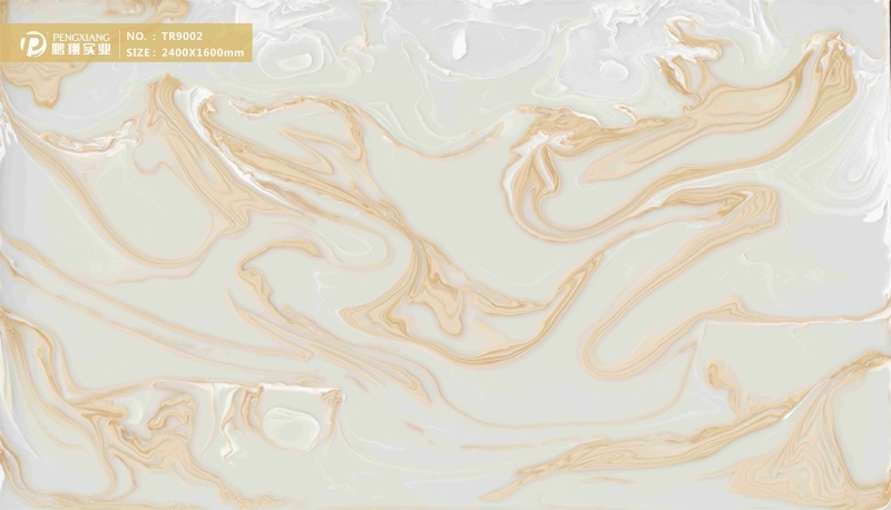 TR9002 Artificial Jade Backlight Engineered Stone Wall Panel Translucent Stone