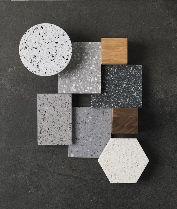 cement base terrazzo