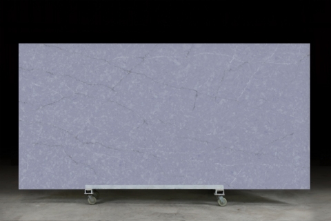 PXQZ 240508-7 Blue Engineered Quartz Stone Slabs 3200*1600MM