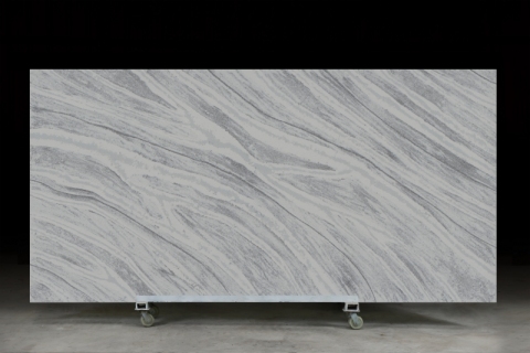 PXQZ 240625-1 Quartz Stone Kitchen Table tops Big Slab Processing