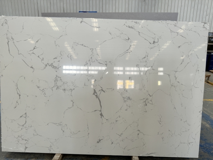 White Engineered Marble Wholesale Stone Big Slabs Marble Countertop