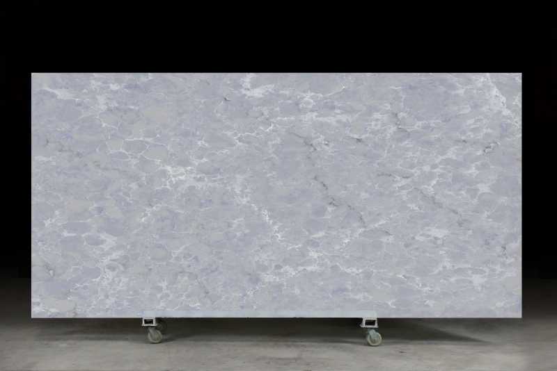 PXQZ 241021-2 Engineered Quartz Blue Quartz Latest Design for Countertop