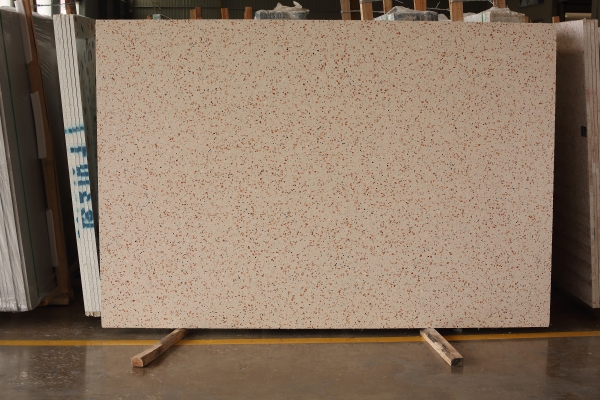 beige terrazzo