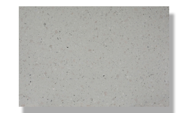 PXS1058 Large Particles White Terrazzo Stone Slabs for Wholesale