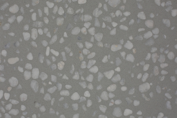 PXS1056 Light Grey Terrazzo Cement Based Terrazzo with Natural Stone Aggregates