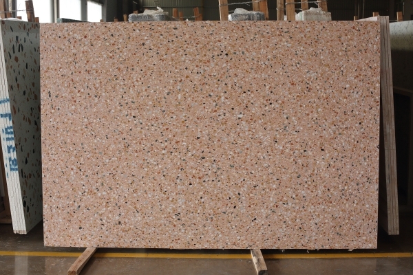 PXS1075 Losas grandes de terrazo ignífugo de alta calidad para revestimiento de piedra.