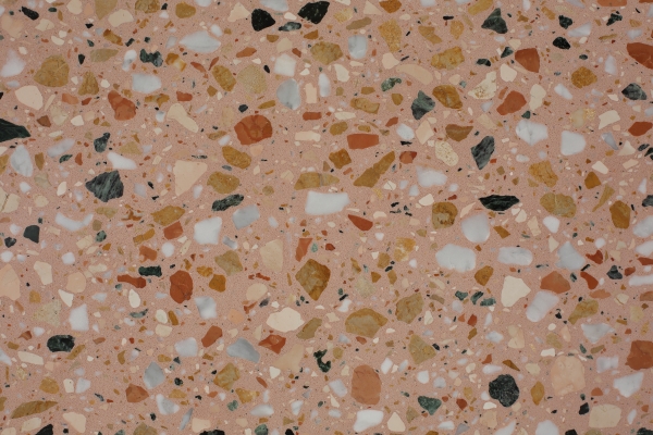 pink terrazzo big slab