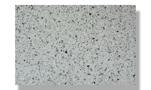 PXS1099 Green Stone Chips Terrazzo Resin Free Used for Outdoor Decoration