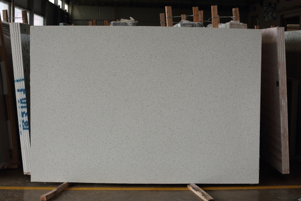 white terrazzo