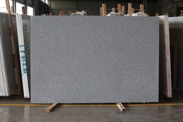 Plateaux de table en pierre sur mesure en dalles de terrazzo gris ignifugées PXS1107