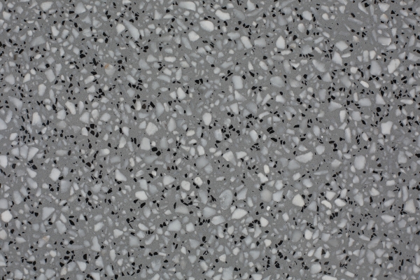 light grey terrazzo tile