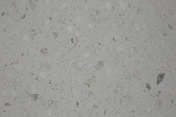 white terrazzo