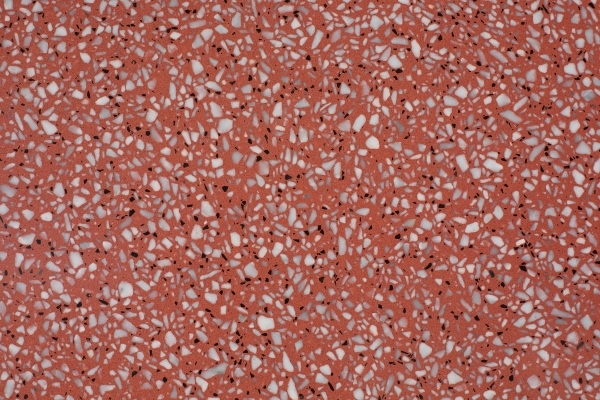 Dalle de pierre reconstituée en terrazzo rouge PXS1109, grande taille, en promotion en Chine