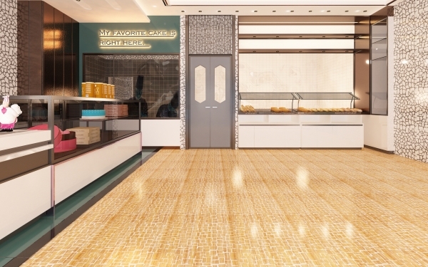 Carreaux de mosaïque en terrazzo PCM0001, en pierre reconstituée, 800 x 800 mm