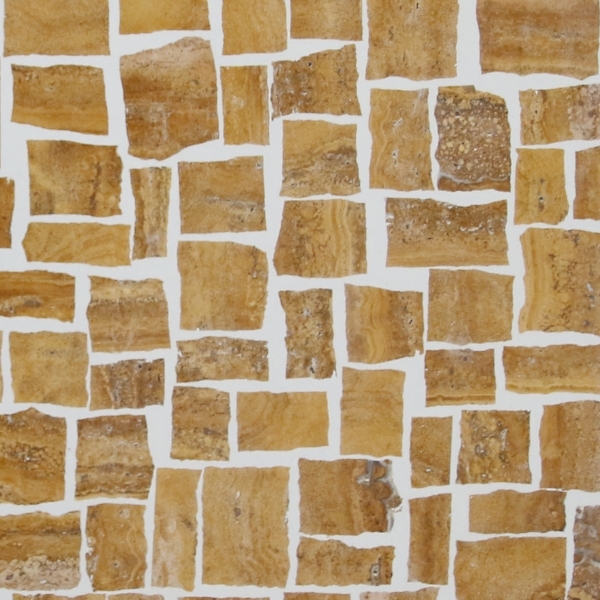 Carreaux de mosaïque en terrazzo PCM0001, en pierre reconstituée, 800 x 800 mm