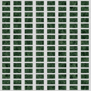 Carreaux de mosaïque en marbre vert PCM0002, dimensions 800 x 800 x 20/30 mm