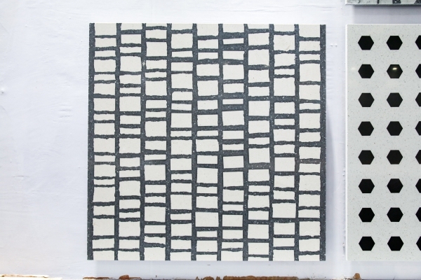 Carreaux de mosaïque en terrazzo PCM0005 utilisés pour la décoration des sols et des murs intérieurs