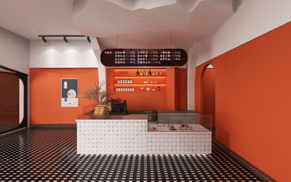 PCM0010 Black Modern Mosaic Tiles Used for Restaurant Interior Decoration