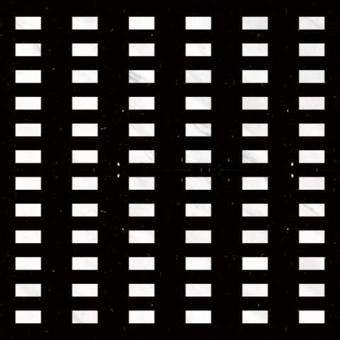PCM0010 Black Modern Mosaic Tiles Used for Restaurant Interior Decoration