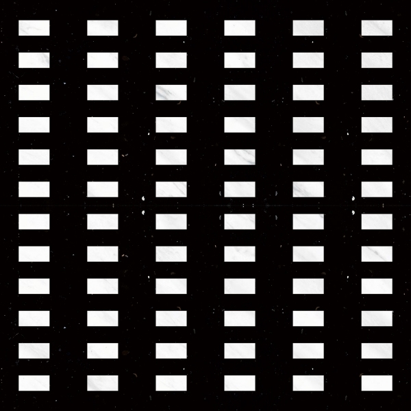 PCM0010 Black Modern Mosaic Tiles Used for Restaurant Interior Decoration