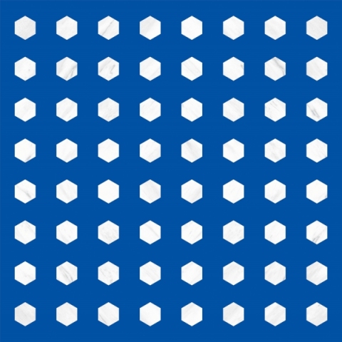PCM0011 Blue Mosaic Terrazzo Tiles 800*800*20/30MM for Commercial Project