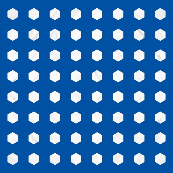 PCM0011 Blue Mosaic Terrazzo Tiles 800*800*20/30MM for Commercial Project
