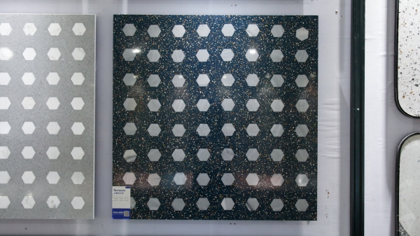 black mosaic