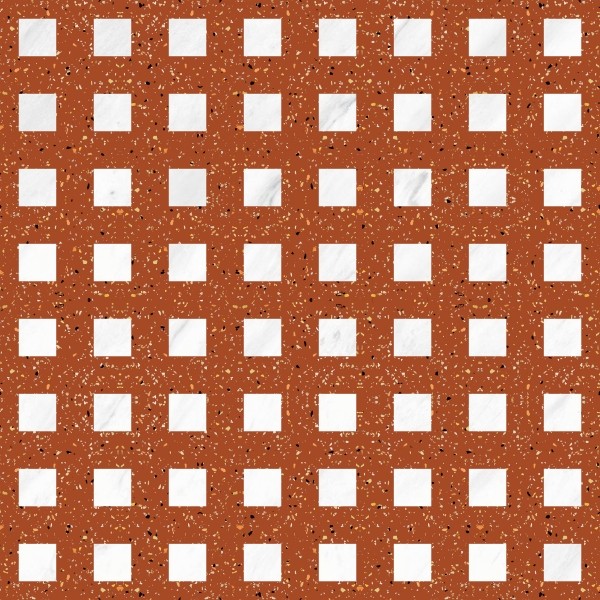 orange terrazzo