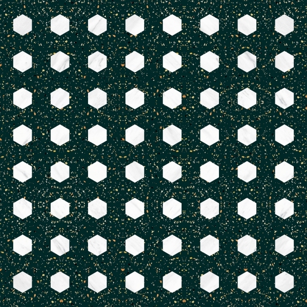 PCM0015 Good Quality Green Mosaic Terrazzo Tiles for Home Use & Commercial Project