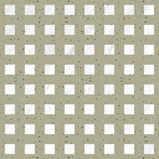 PCM0016 Mosaico de mármore com design moderno para pisos e calçadas