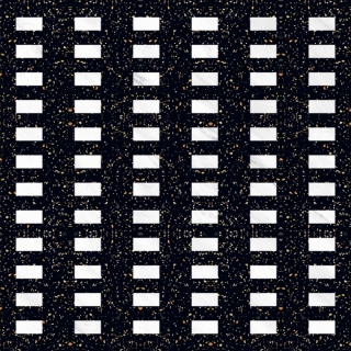 PCM0017 Black Stone Chips Mosaic Marble Tiles for Building Decoration