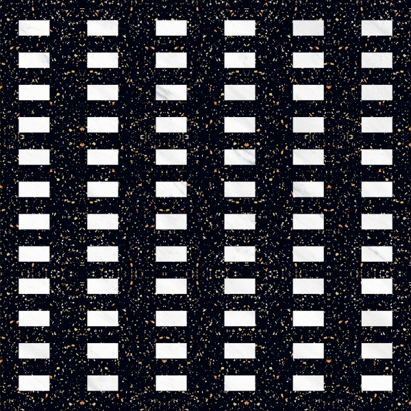 PCM0017 Black Stone Chips Mosaic Marble Tiles for Building Decoration