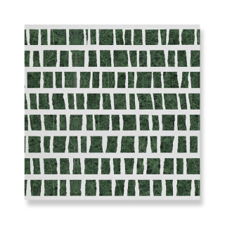 PCM0032 Azulejos de mosaico terrazzo verde, campeões de venda, para design de paredes e pisos.