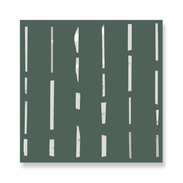 PCM210316-2 Green Mosaic Tiles for Inteior Floor Paving Wall Cladding