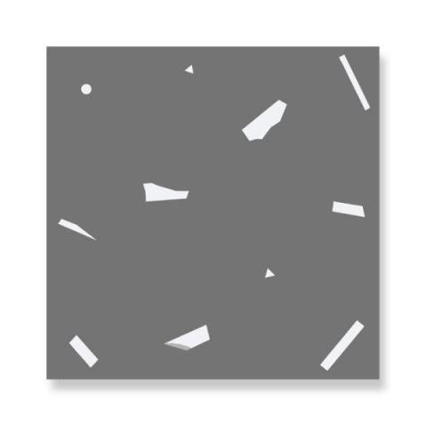 PCM210317-3 Grey Stone 800*800mm Mosaic Terrazzo Stone Tiles