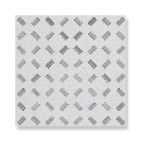 PCM0027 White Mosaic Tile Man made Stone Tiles with 600*600 & 800*800mm Sizes