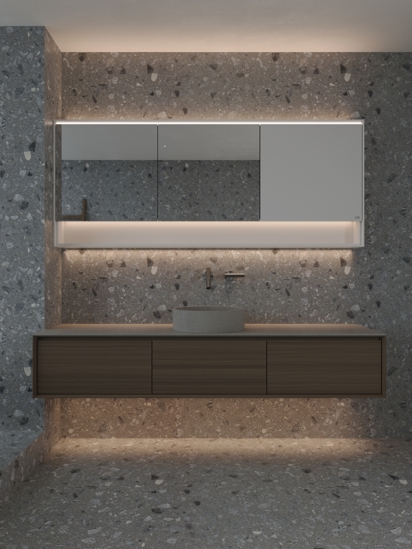 MX006 Wholesale Waterproof Terrazzo Stone Basins Countertop Basin