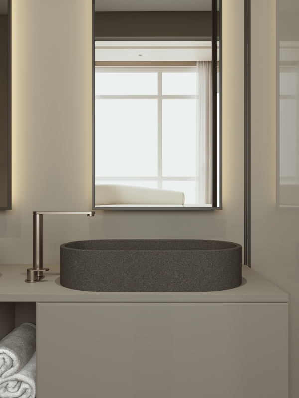 MX011 Commercial Project Counertop Basins Stone Basins with Factory Price